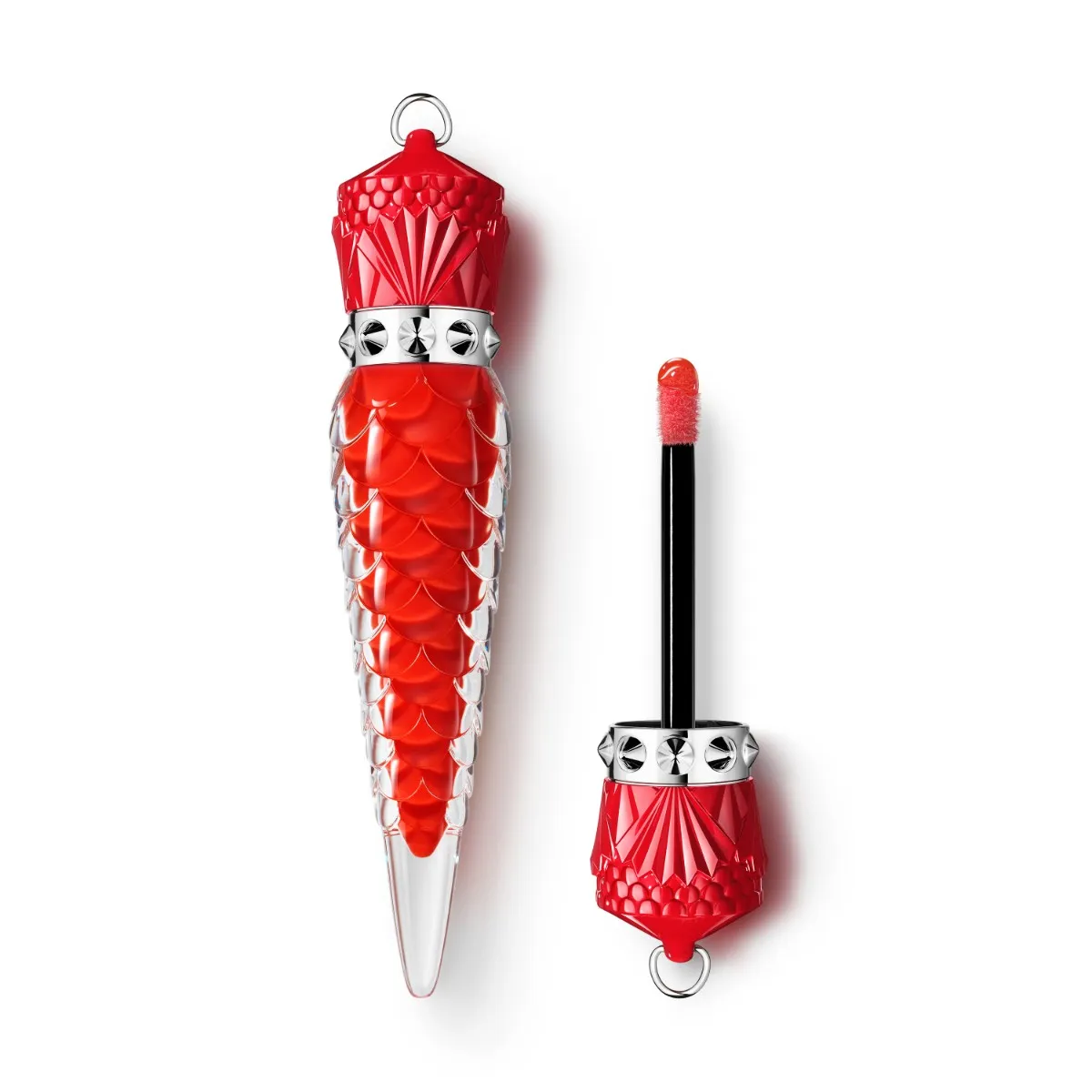 Christian Louboutin Rouge Louboutin Loubibelle Oil – Lip Oil – Rouge Louboutin 001O - Beauty - front view